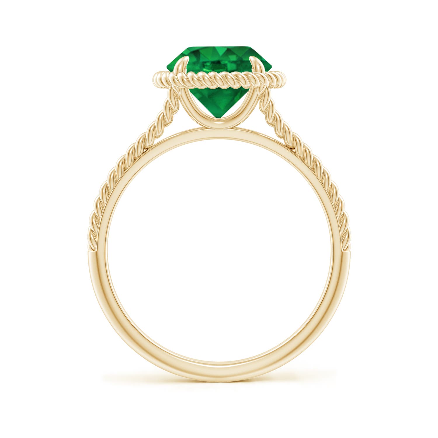 AAA - Emerald / 1.75 CT / 14 KT Yellow Gold