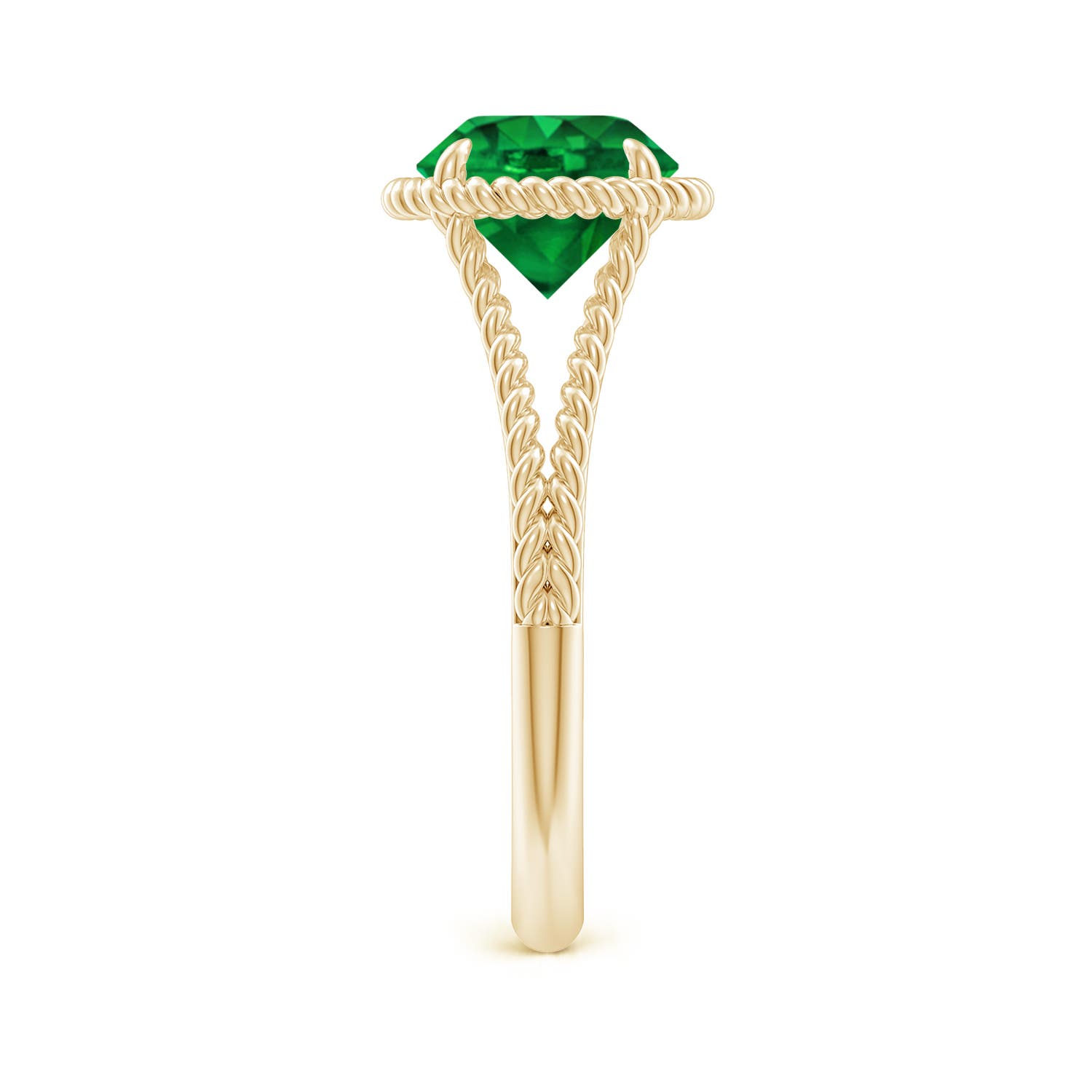 AAAA - Emerald / 1.75 CT / 14 KT Yellow Gold