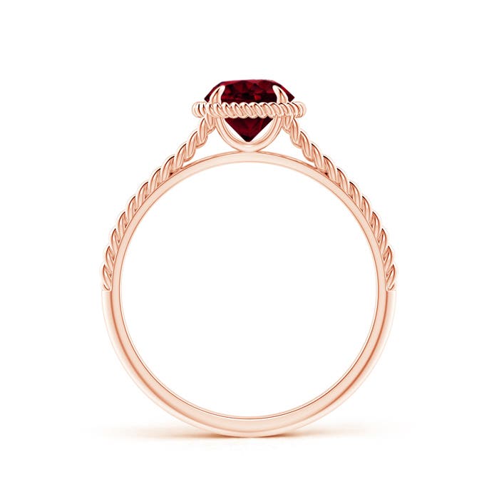 A - Garnet / 1 CT / 14 KT Rose Gold