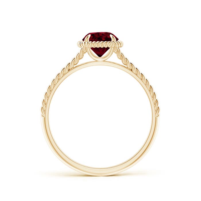 A - Garnet / 1 CT / 14 KT Yellow Gold