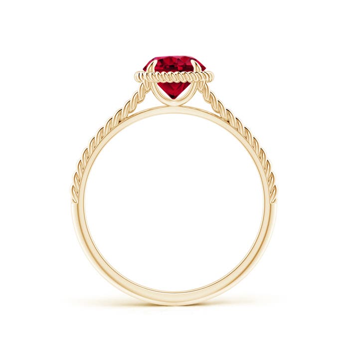 AAAA - Garnet / 1 CT / 14 KT Yellow Gold