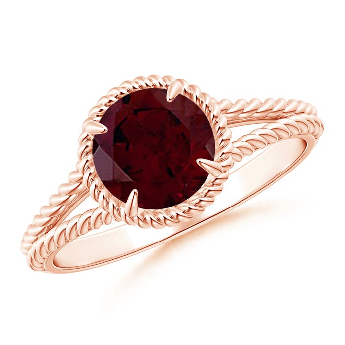 A - Garnet / 1.5 CT / 14 KT Rose Gold