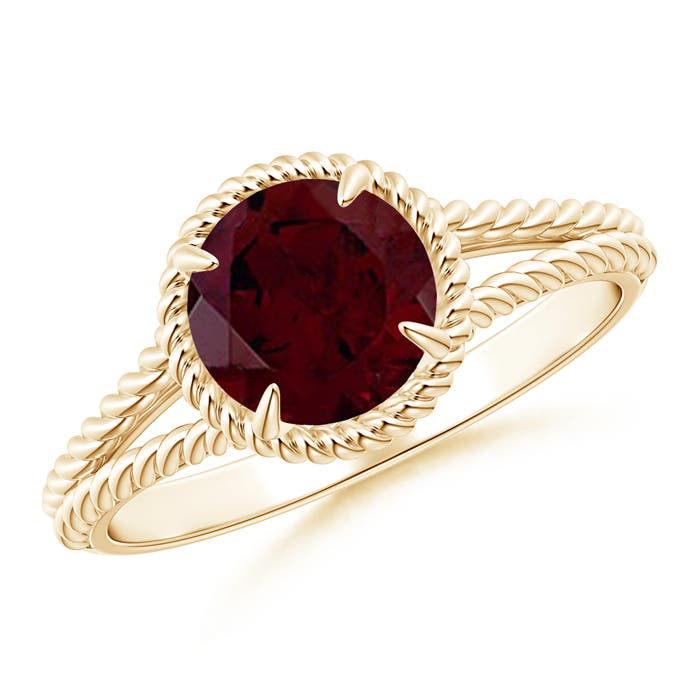 A - Garnet / 1.5 CT / 14 KT Yellow Gold