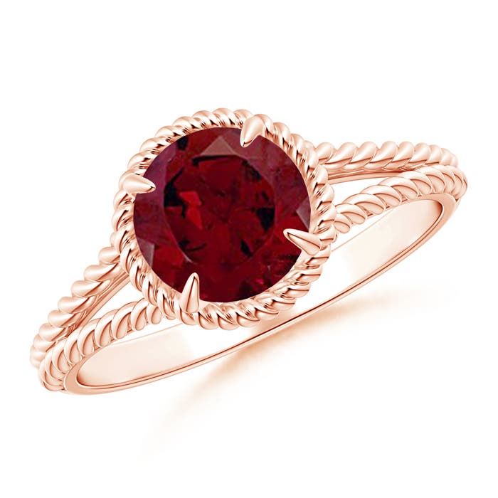 AA - Garnet / 1.5 CT / 14 KT Rose Gold