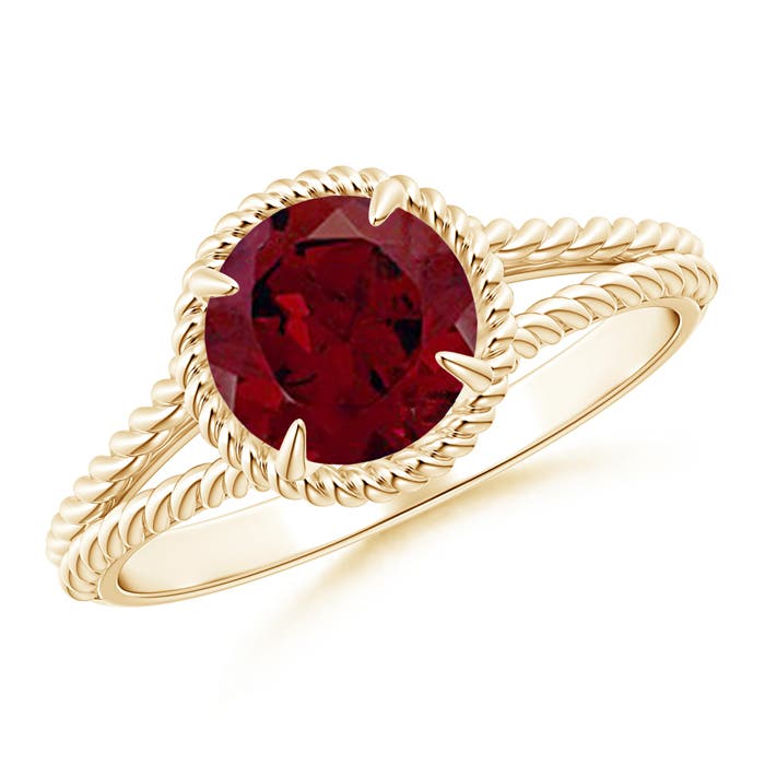 AA - Garnet / 1.5 CT / 14 KT Yellow Gold