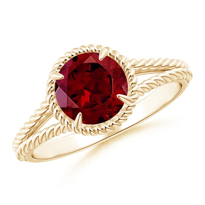 AAA - Garnet / 1.5 CT / 14 KT Yellow Gold