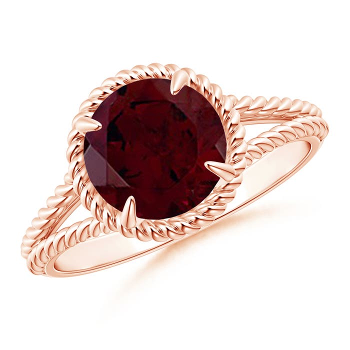 A - Garnet / 2.2 CT / 14 KT Rose Gold