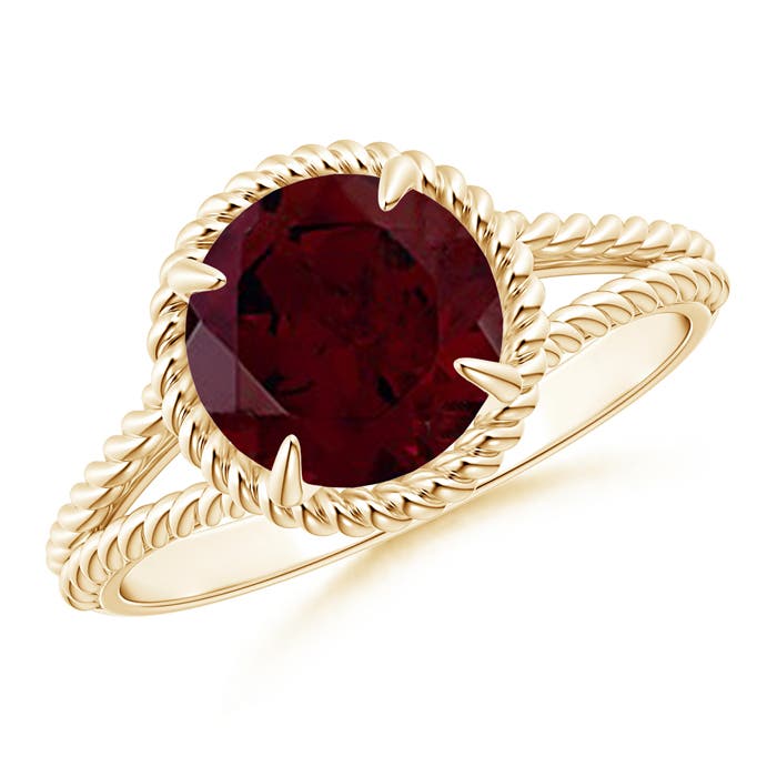 A - Garnet / 2.2 CT / 14 KT Yellow Gold