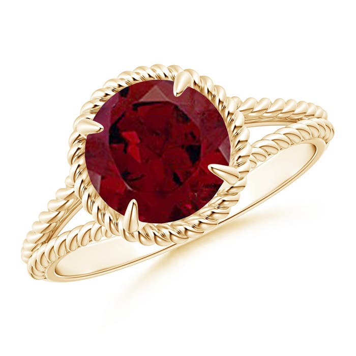 AA - Garnet / 2.2 CT / 14 KT Yellow Gold