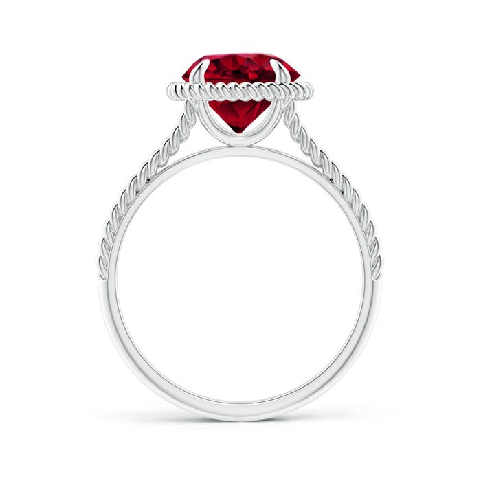 AAA - Garnet / 2.2 CT / 14 KT White Gold