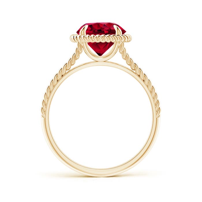 AAAA - Garnet / 2.2 CT / 14 KT Yellow Gold