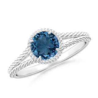 Round AA London Blue Topaz