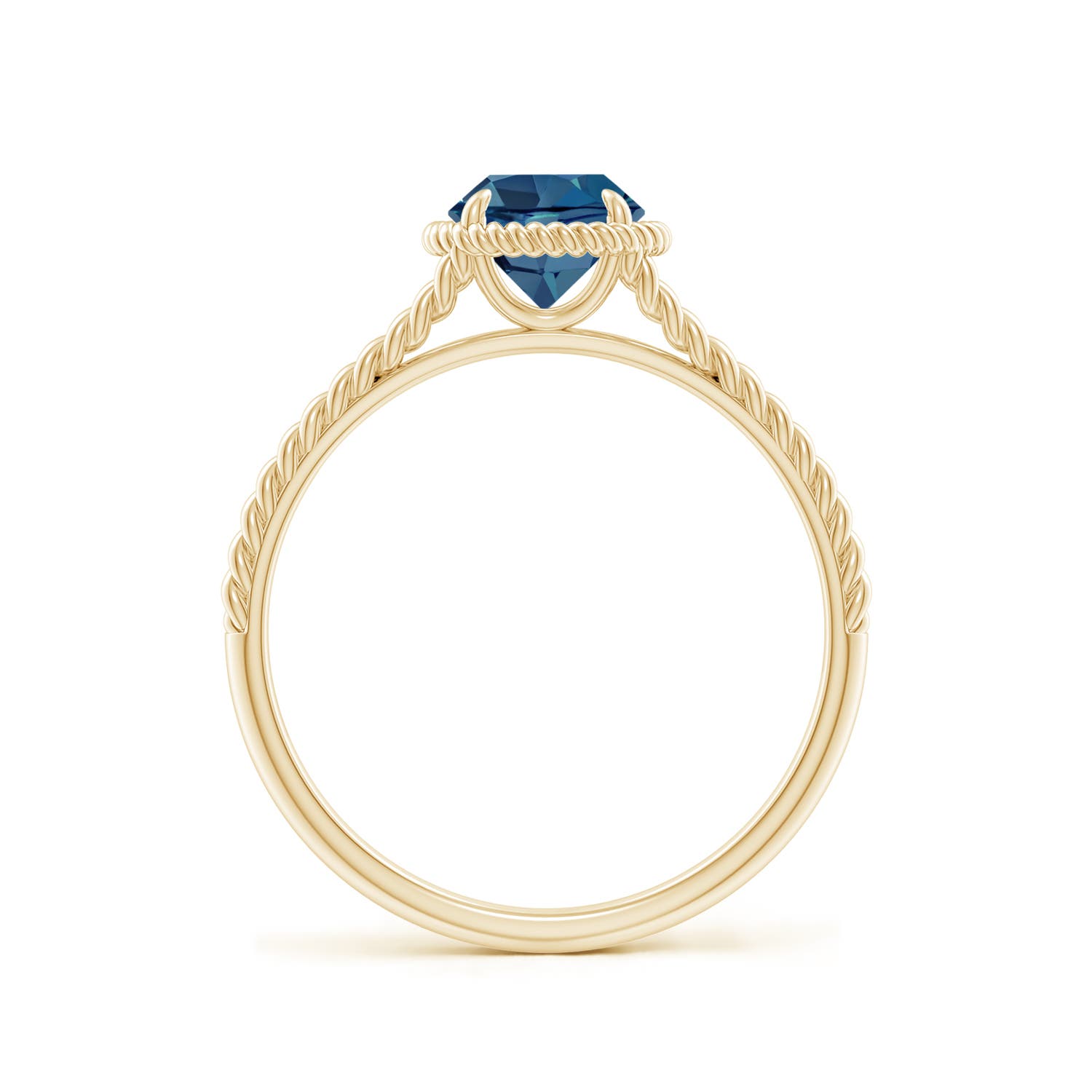 AA - London Blue Topaz / 0.95 CT / 14 KT Yellow Gold