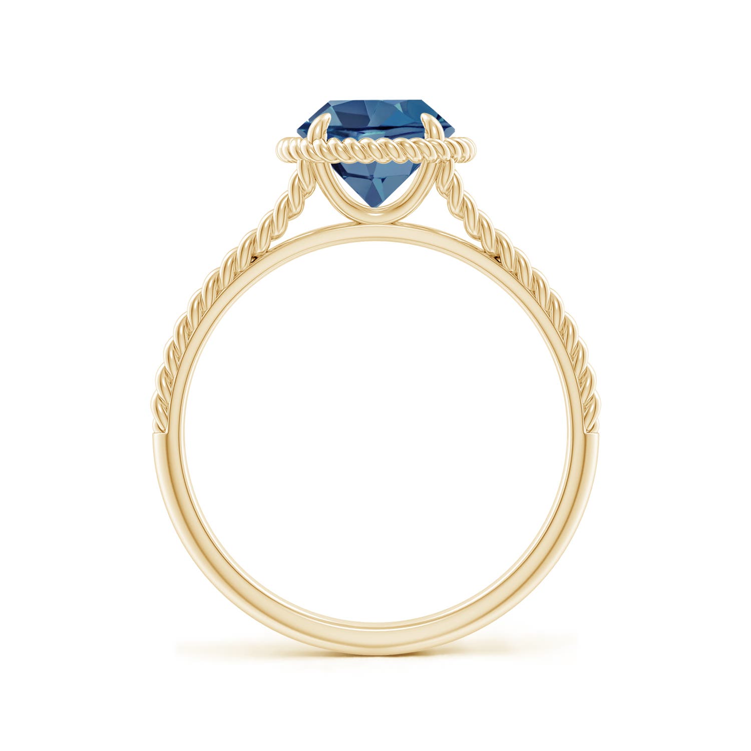 A - London Blue Topaz / 1.55 CT / 14 KT Yellow Gold