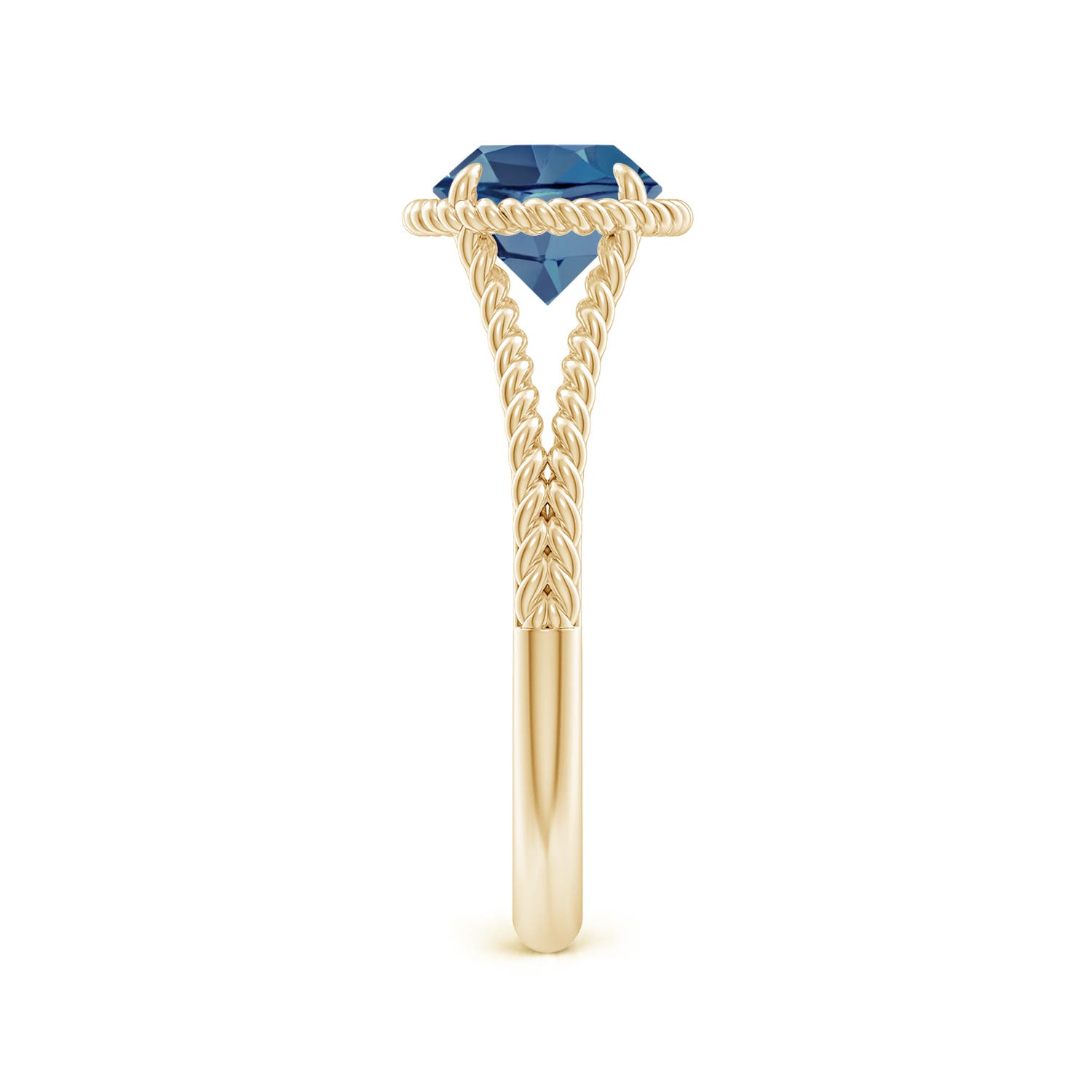 A - London Blue Topaz / 1.55 CT / 14 KT Yellow Gold