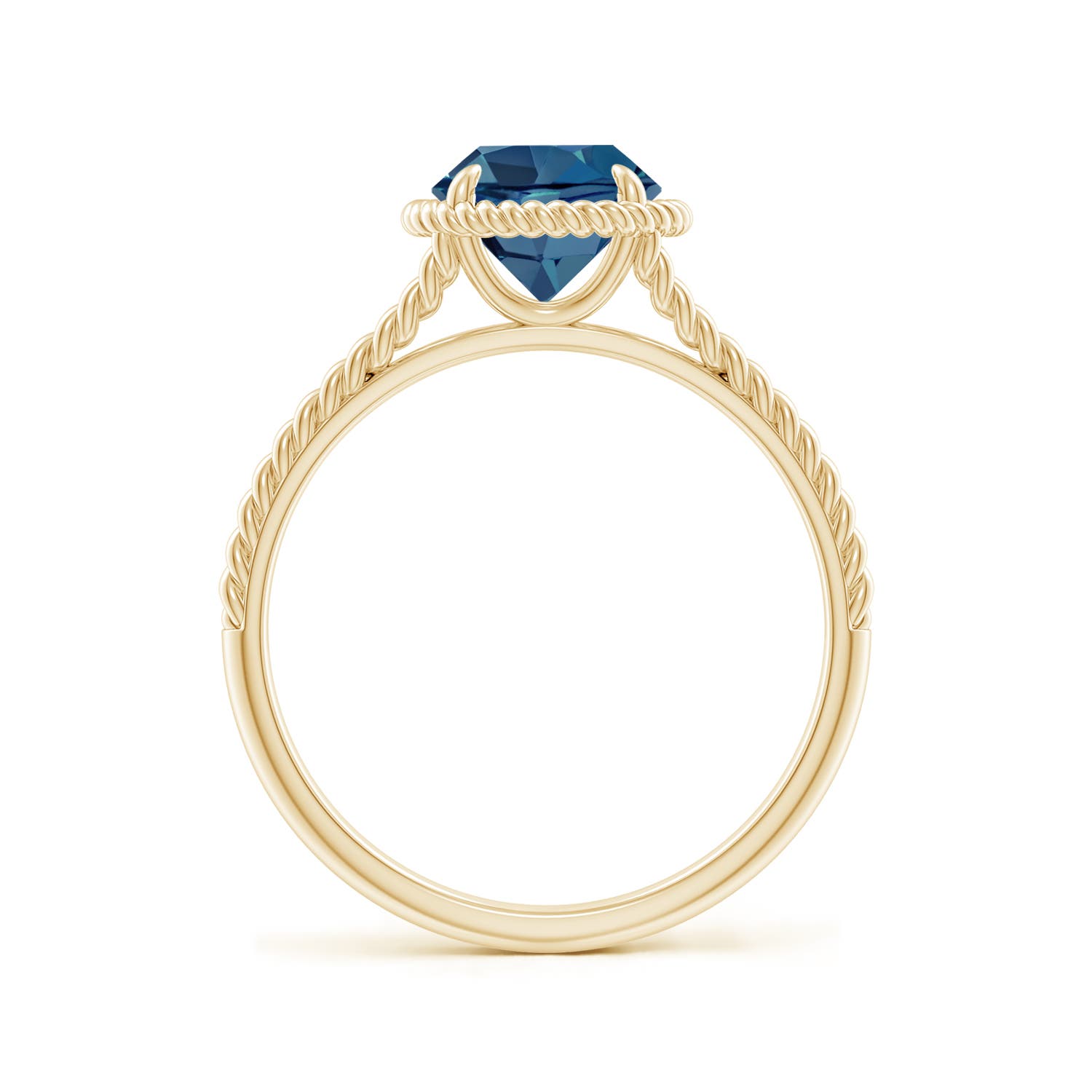 AA - London Blue Topaz / 1.55 CT / 14 KT Yellow Gold