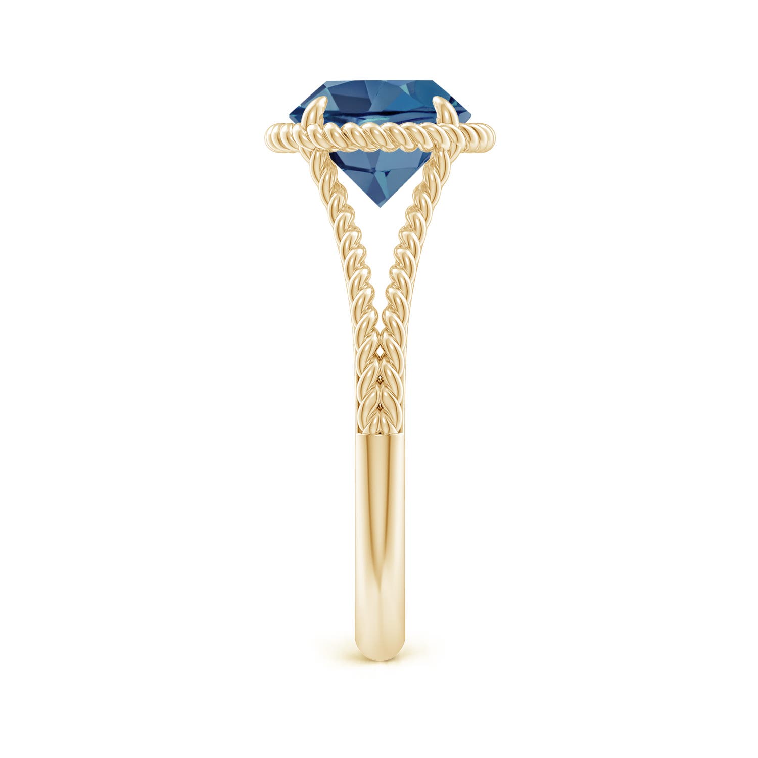 A - London Blue Topaz / 2.35 CT / 14 KT Yellow Gold