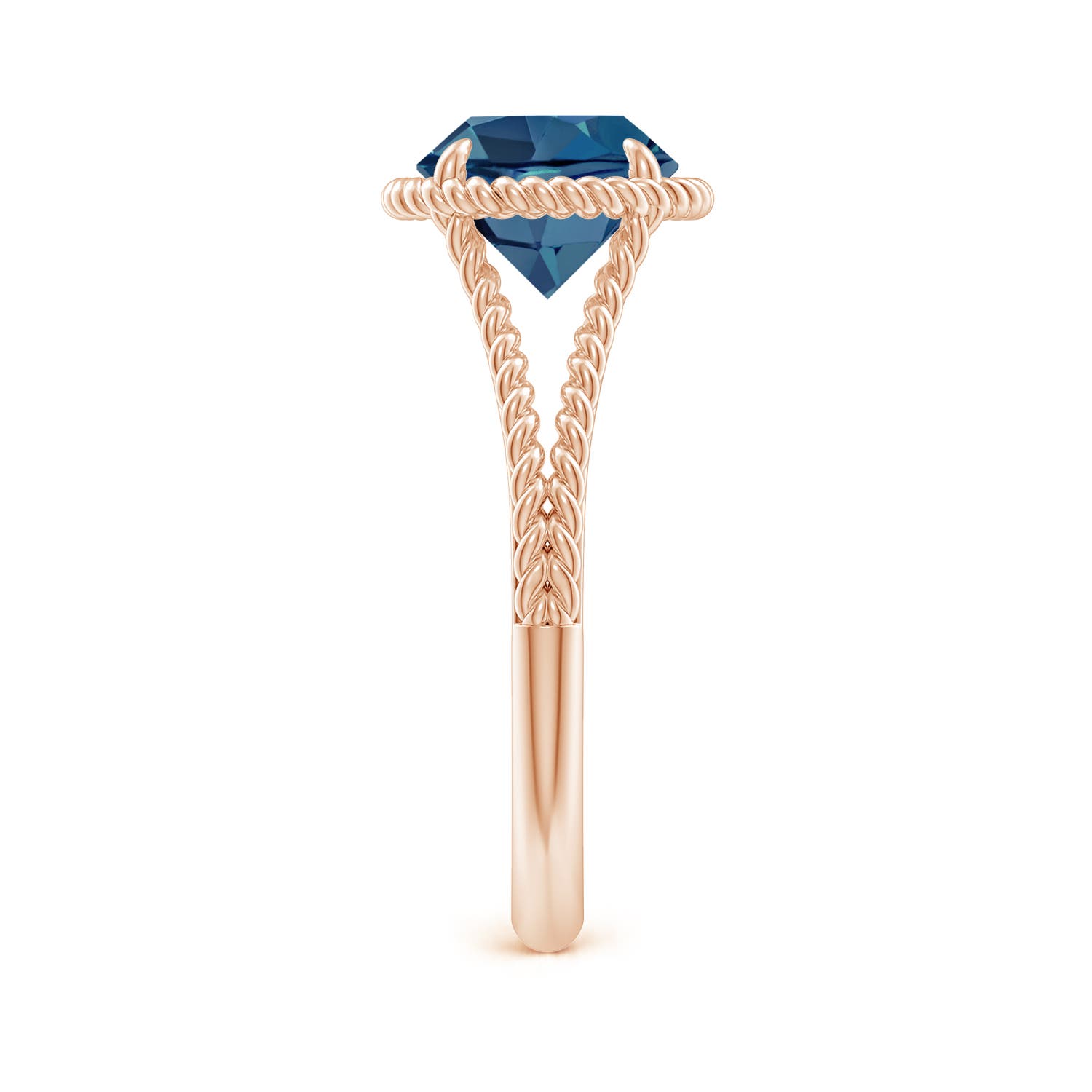 AA - London Blue Topaz / 2.35 CT / 14 KT Rose Gold