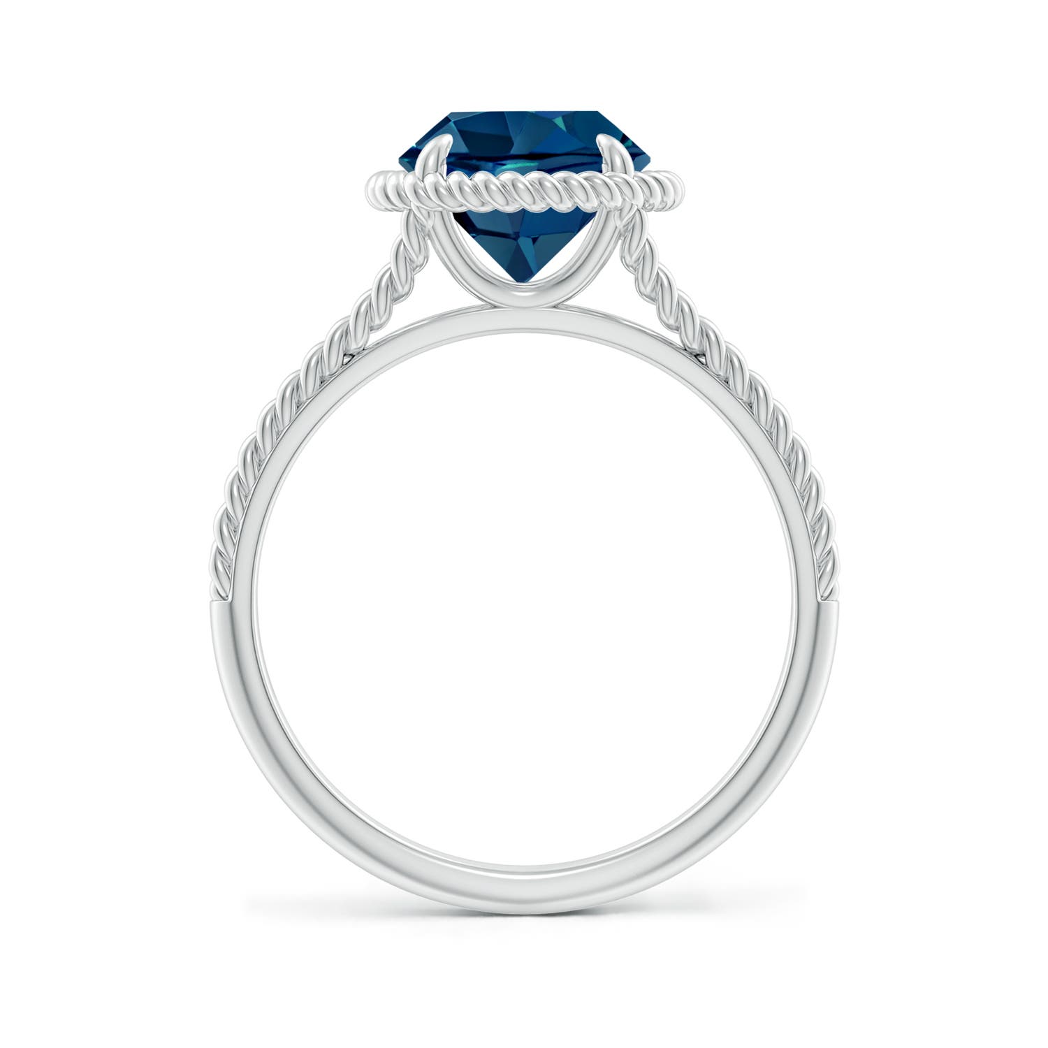 AAAA - London Blue Topaz / 2.35 CT / 14 KT White Gold