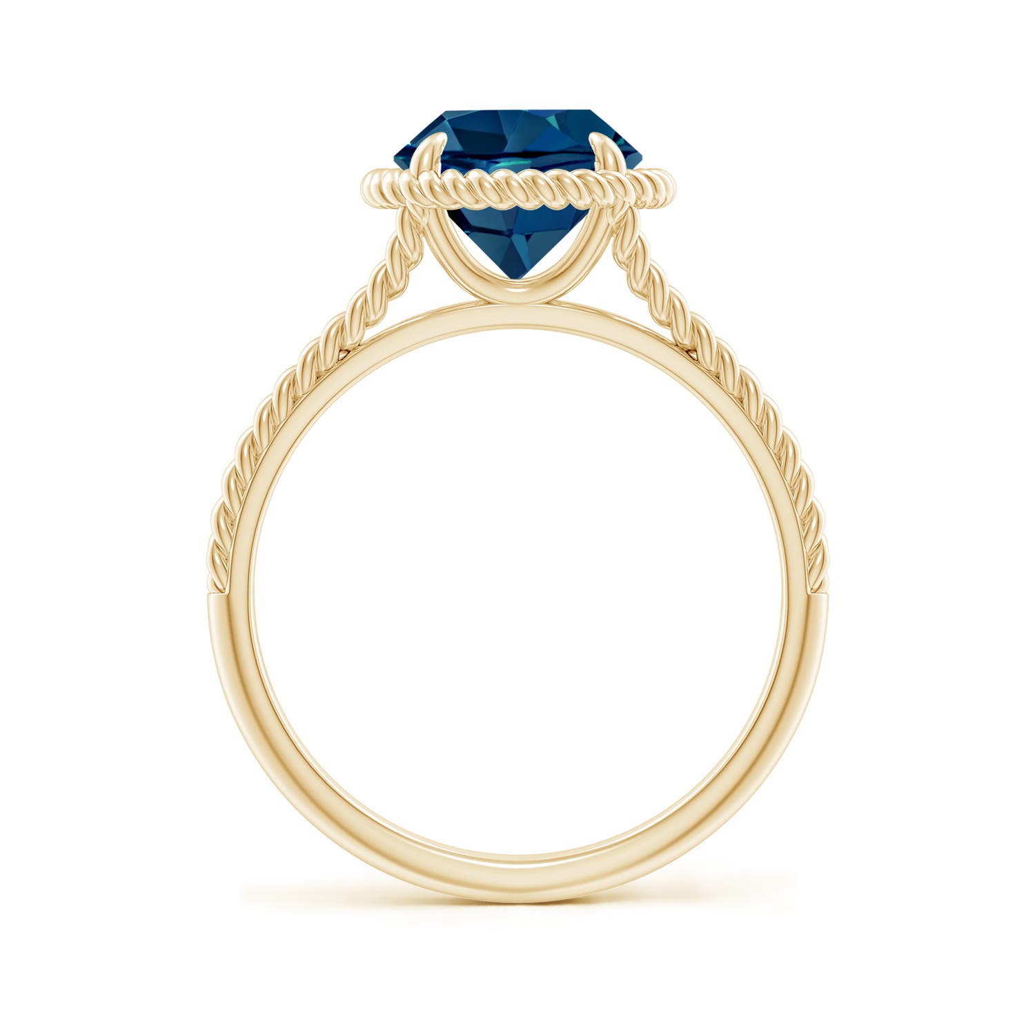 AAAA - London Blue Topaz / 2.35 CT / 14 KT Yellow Gold