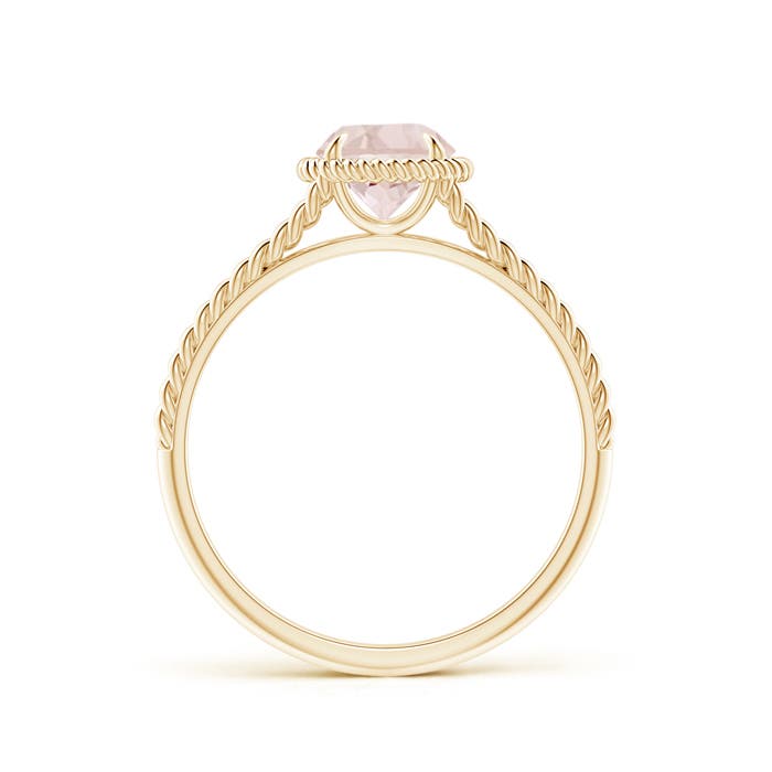 A - Morganite / 0.7 CT / 14 KT Yellow Gold