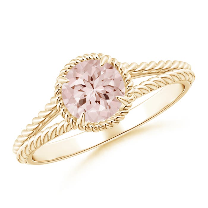 AA - Morganite / 0.7 CT / 14 KT Yellow Gold