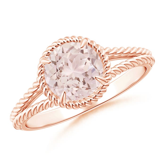 A - Morganite / 1.1 CT / 14 KT Rose Gold