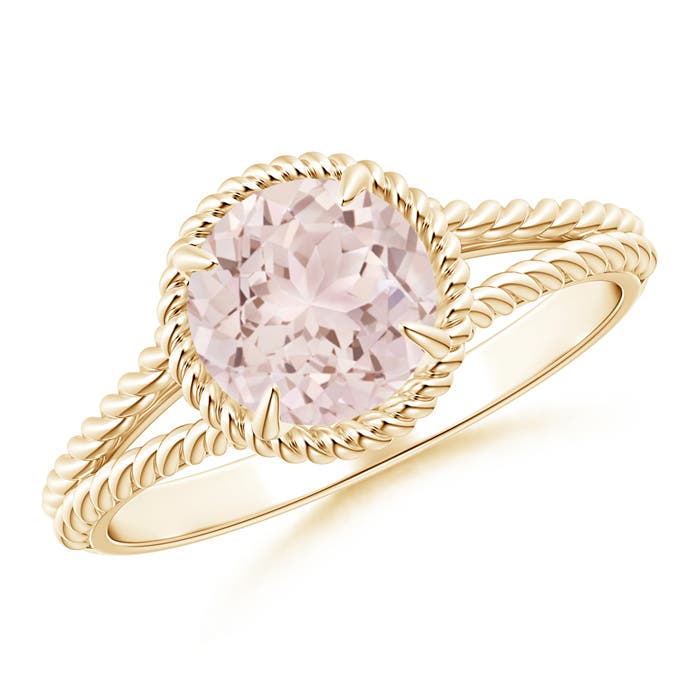 A - Morganite / 1.1 CT / 14 KT Yellow Gold