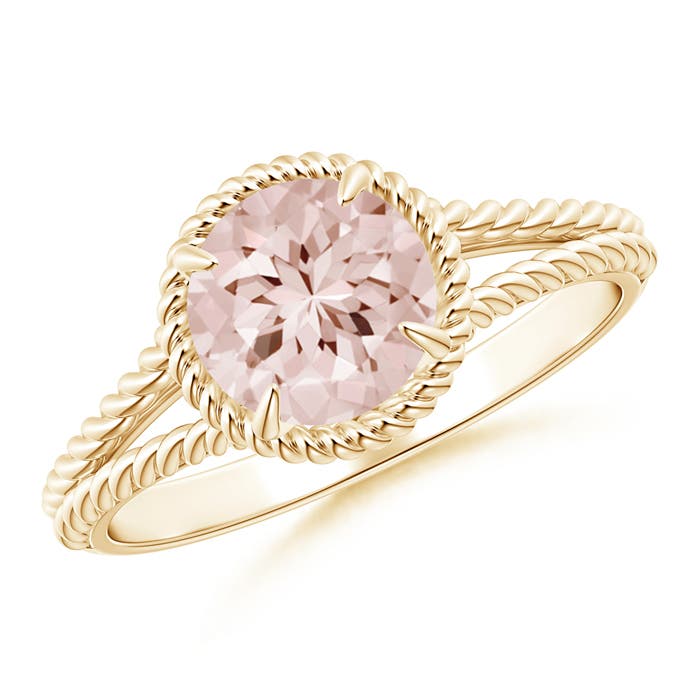 AA - Morganite / 1.1 CT / 14 KT Yellow Gold