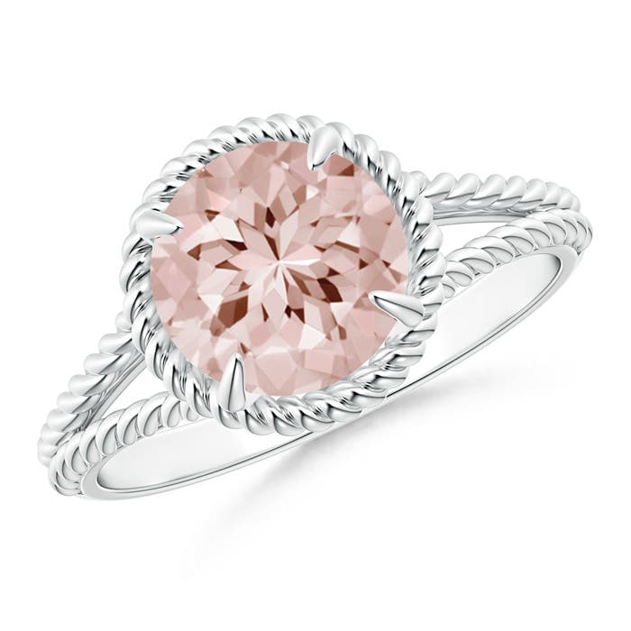 AA - Morganite / 1.65 CT / 14 KT White Gold