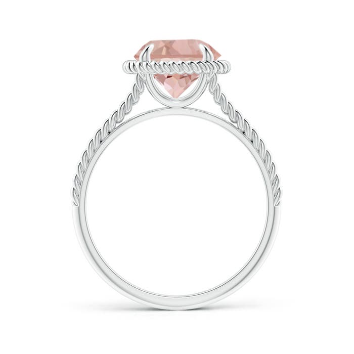 AAA - Morganite / 1.65 CT / 14 KT White Gold