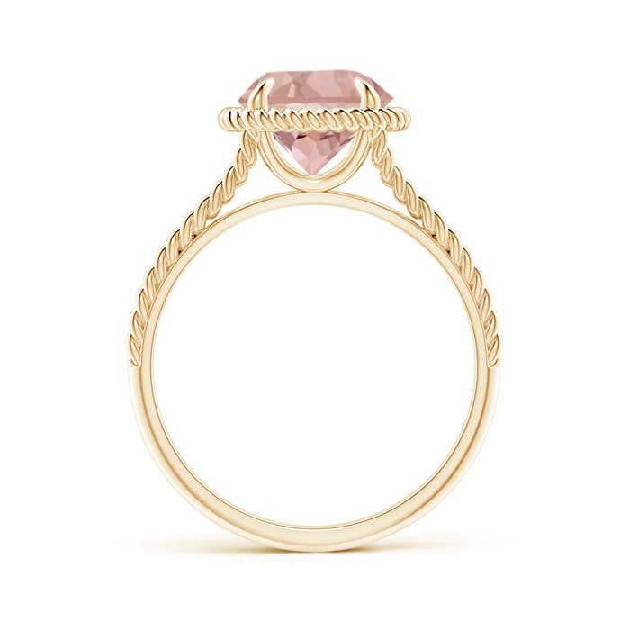 AAAA - Morganite / 1.65 CT / 14 KT Yellow Gold