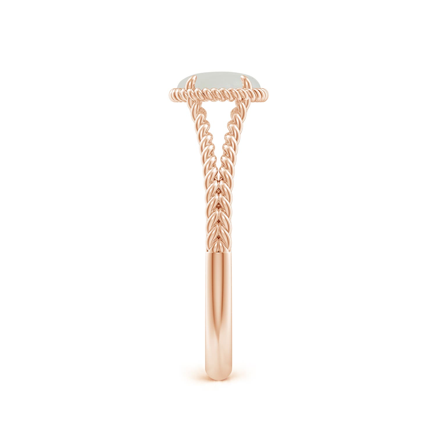 A - Moonstone / 0.8 CT / 14 KT Rose Gold