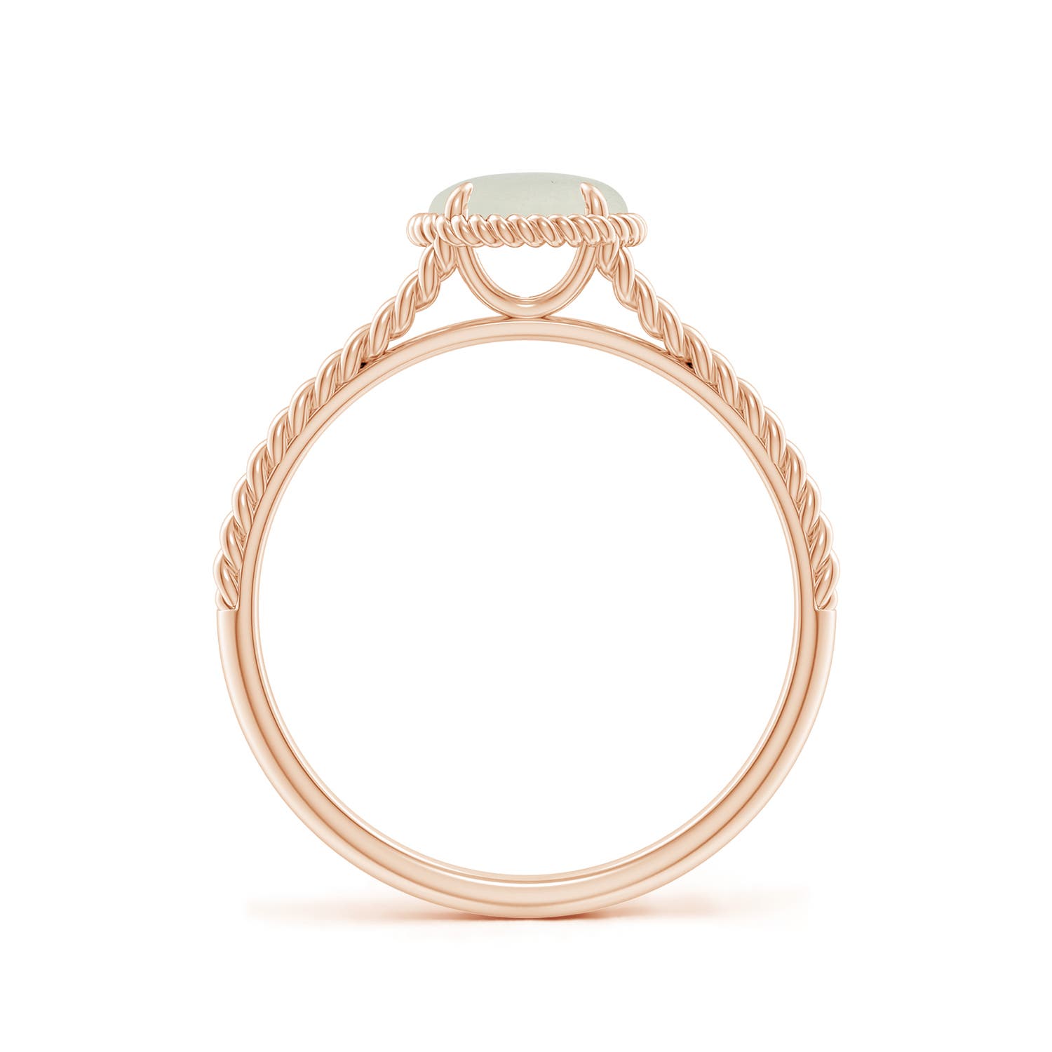 AA - Moonstone / 0.8 CT / 14 KT Rose Gold