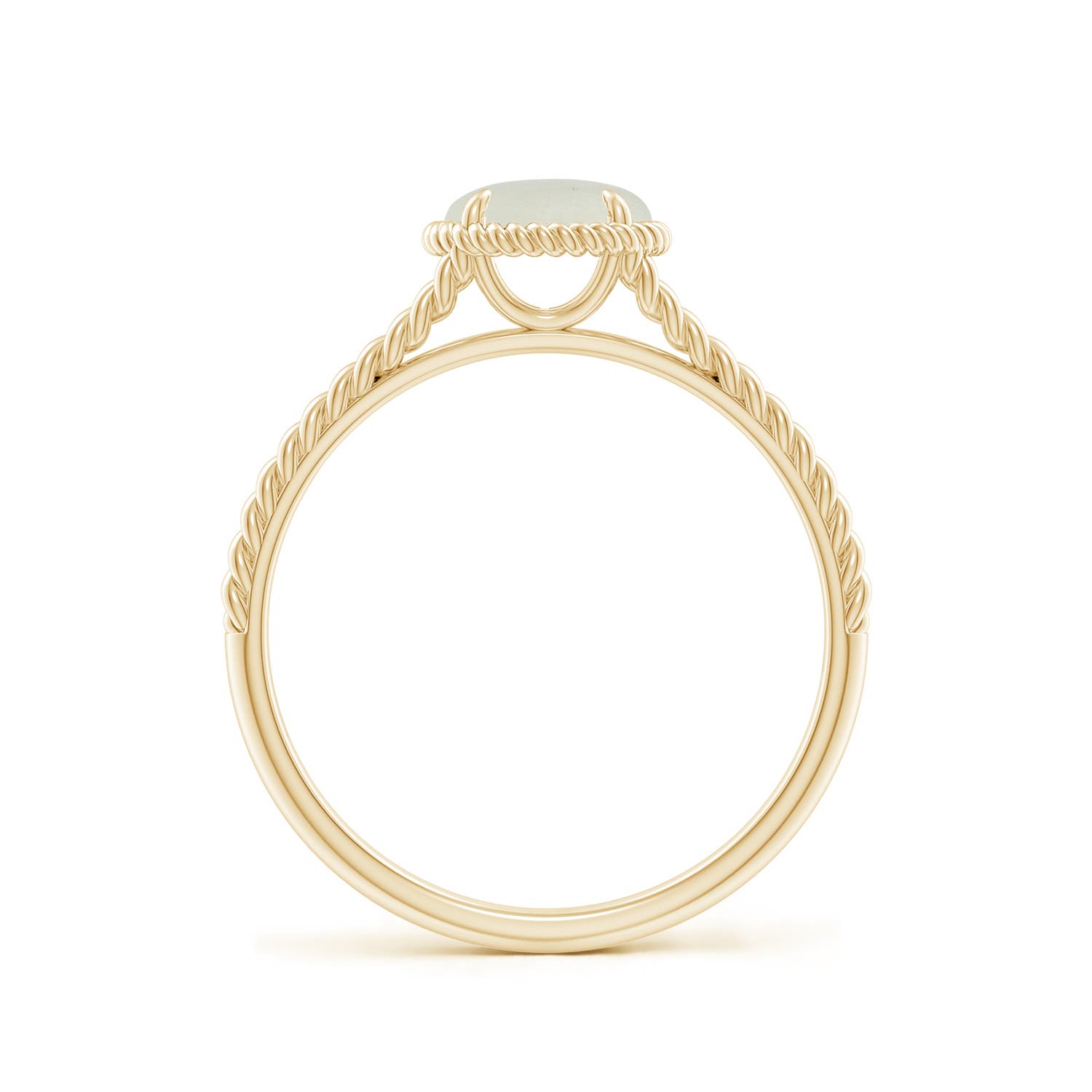 AA - Moonstone / 0.8 CT / 14 KT Yellow Gold