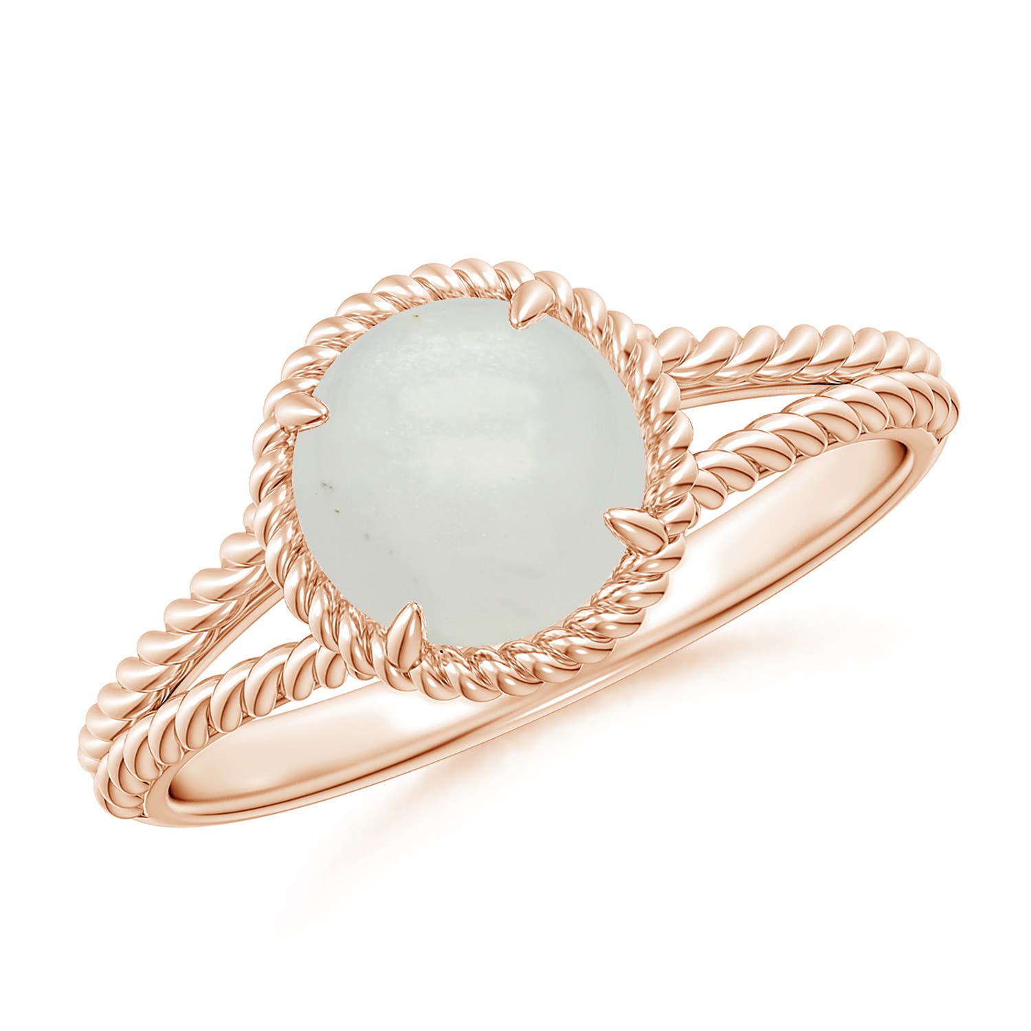 A - Moonstone / 1.25 CT / 14 KT Rose Gold