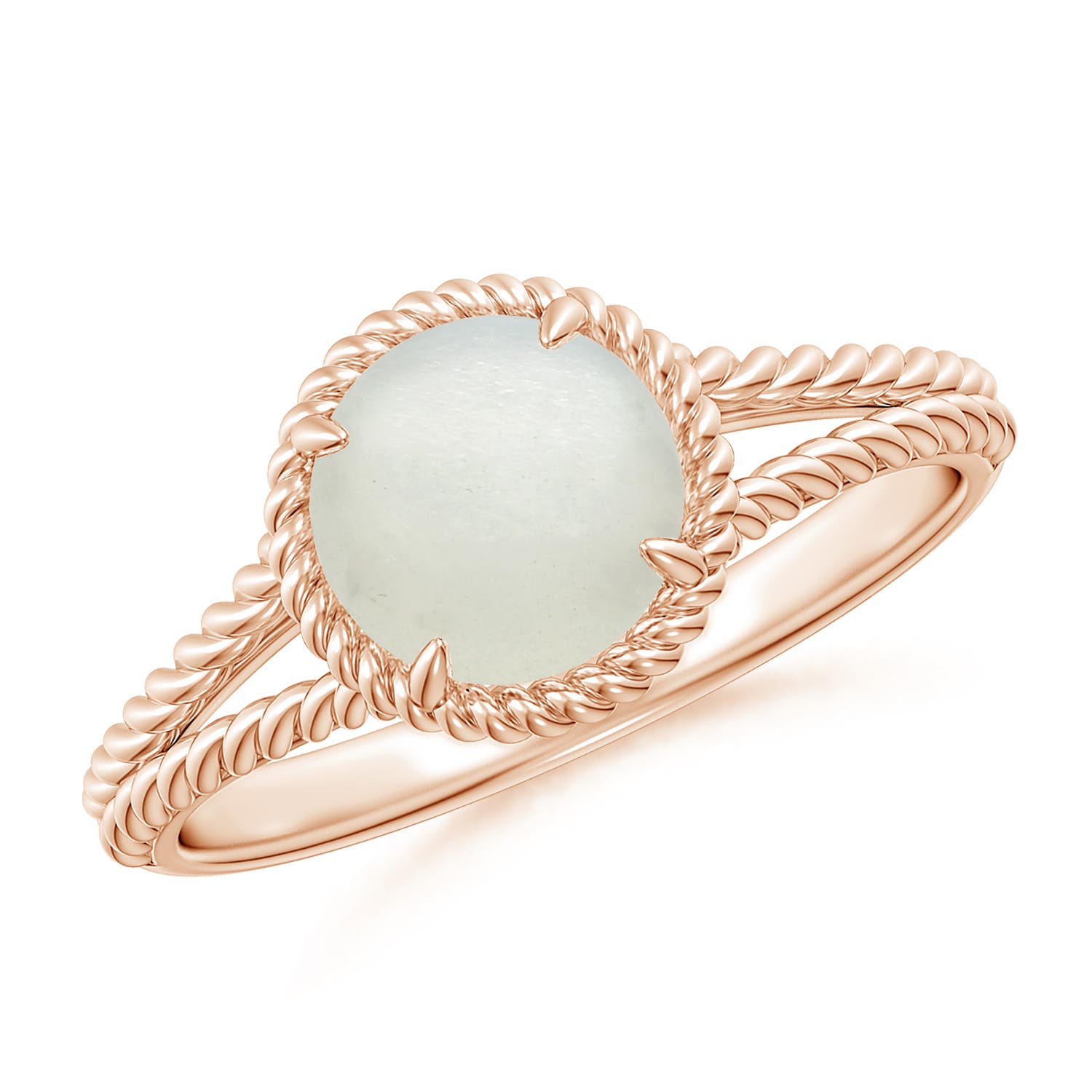 AA - Moonstone / 1.25 CT / 14 KT Rose Gold