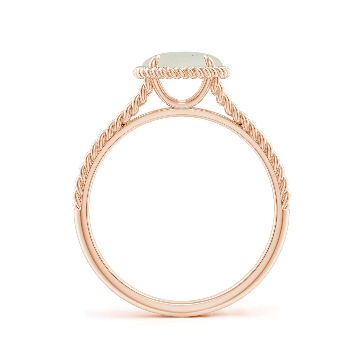 AA - Moonstone / 1.25 CT / 14 KT Rose Gold