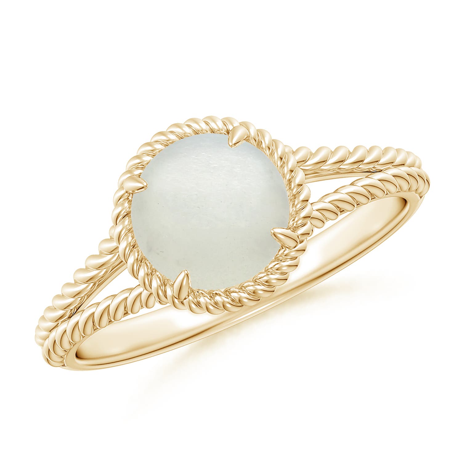 AA - Moonstone / 1.25 CT / 14 KT Yellow Gold