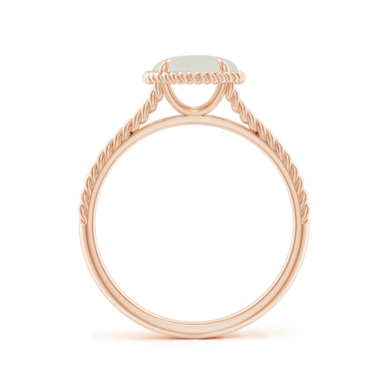 AAAA - Moonstone / 1.25 CT / 14 KT Rose Gold