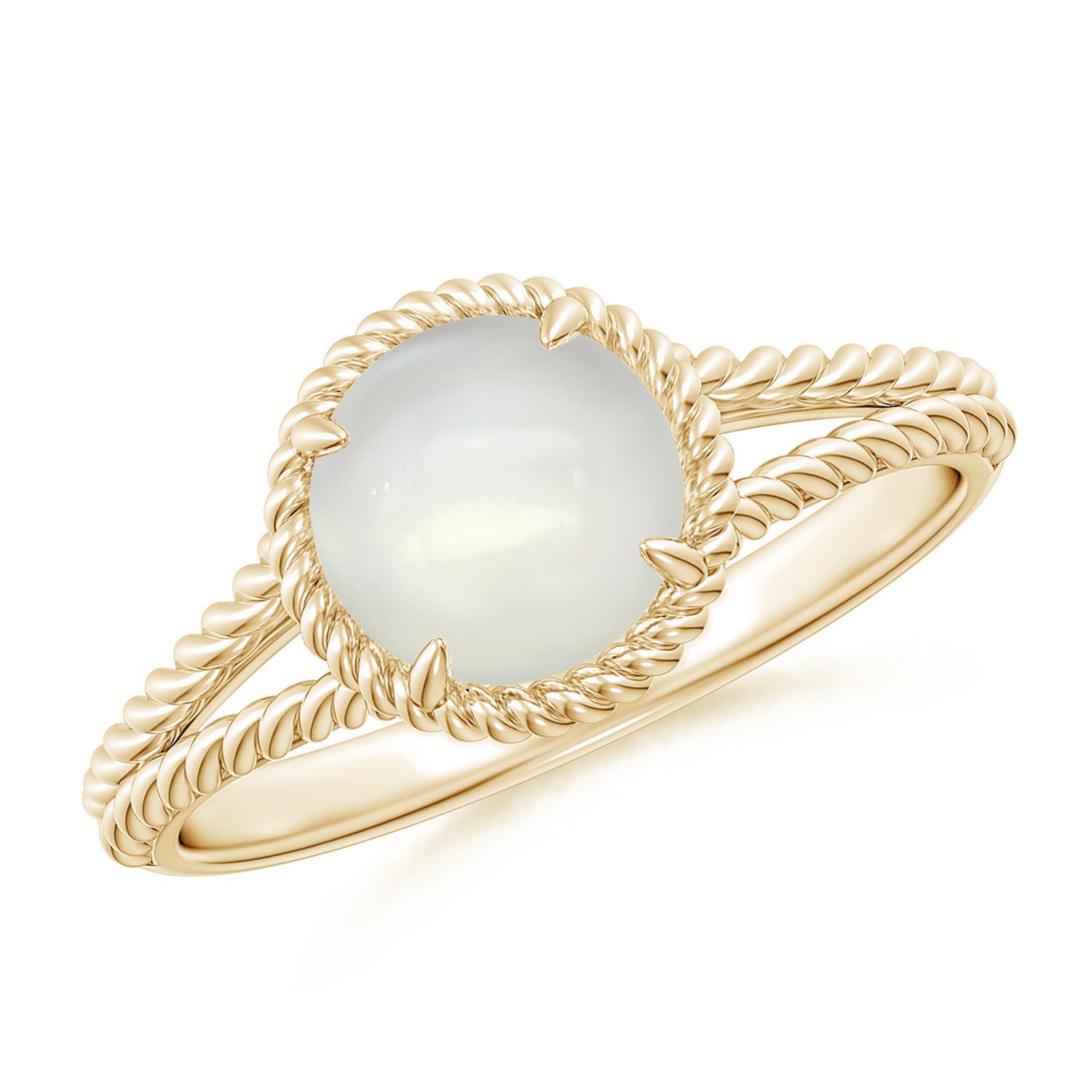 AAAA - Moonstone / 1.25 CT / 14 KT Yellow Gold