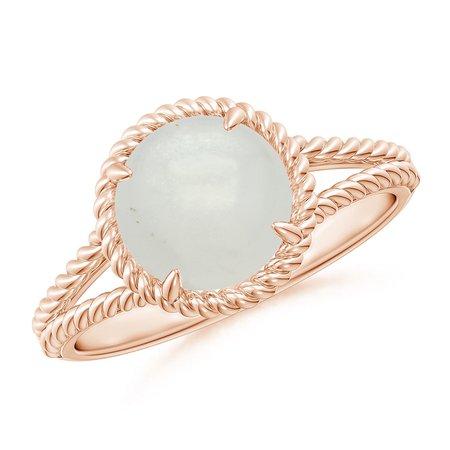 A - Moonstone / 1.9 CT / 14 KT Rose Gold