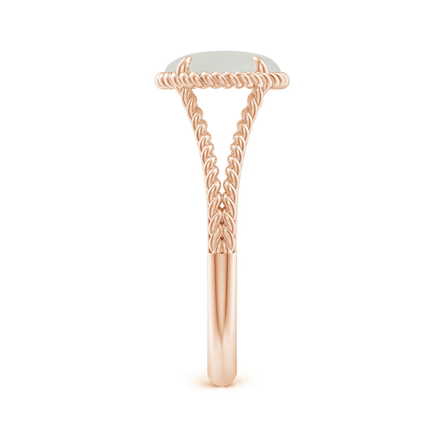 A - Moonstone / 1.9 CT / 14 KT Rose Gold