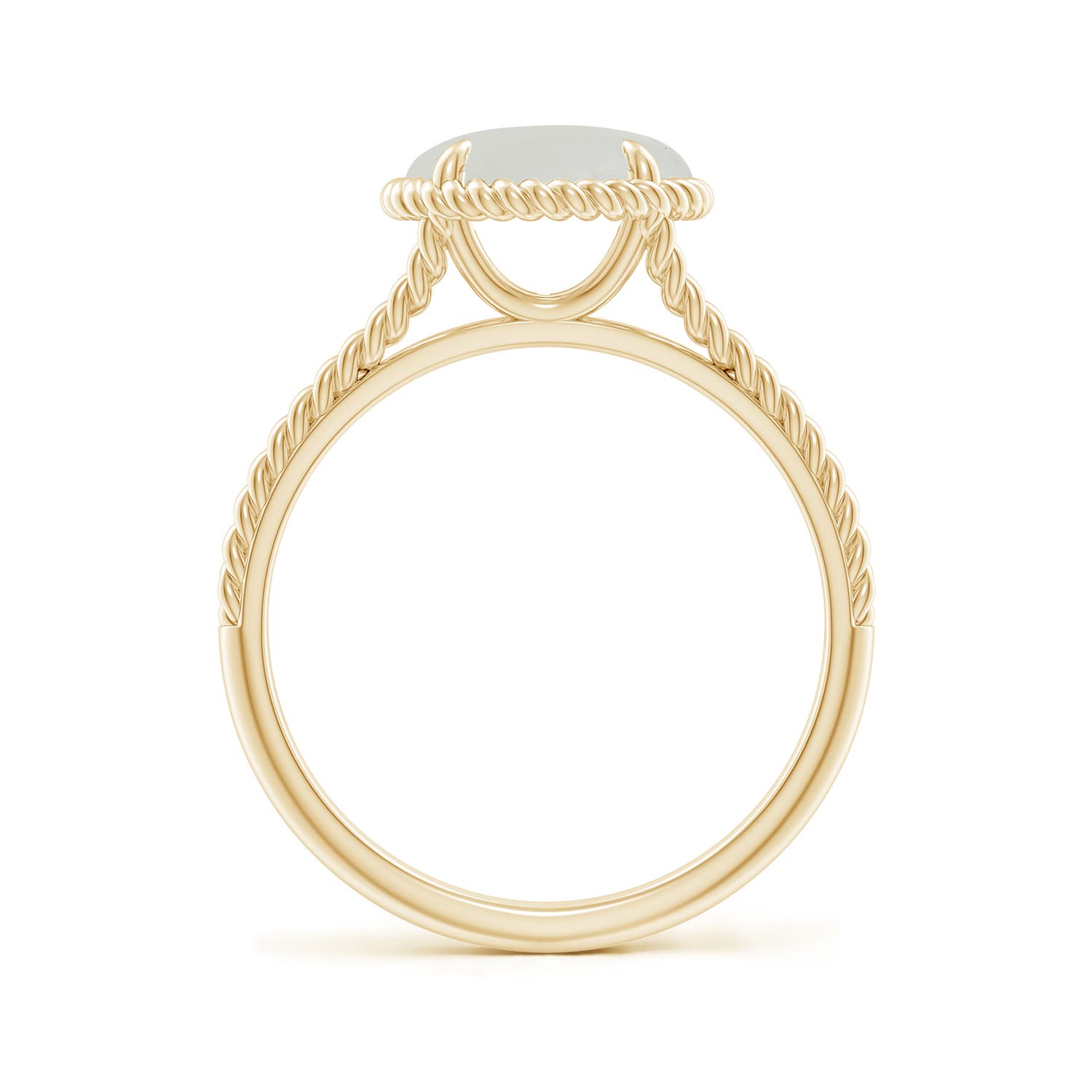 A - Moonstone / 1.9 CT / 14 KT Yellow Gold