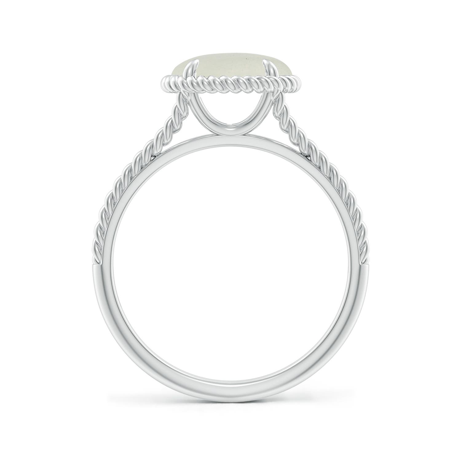 AA - Moonstone / 1.9 CT / 14 KT White Gold