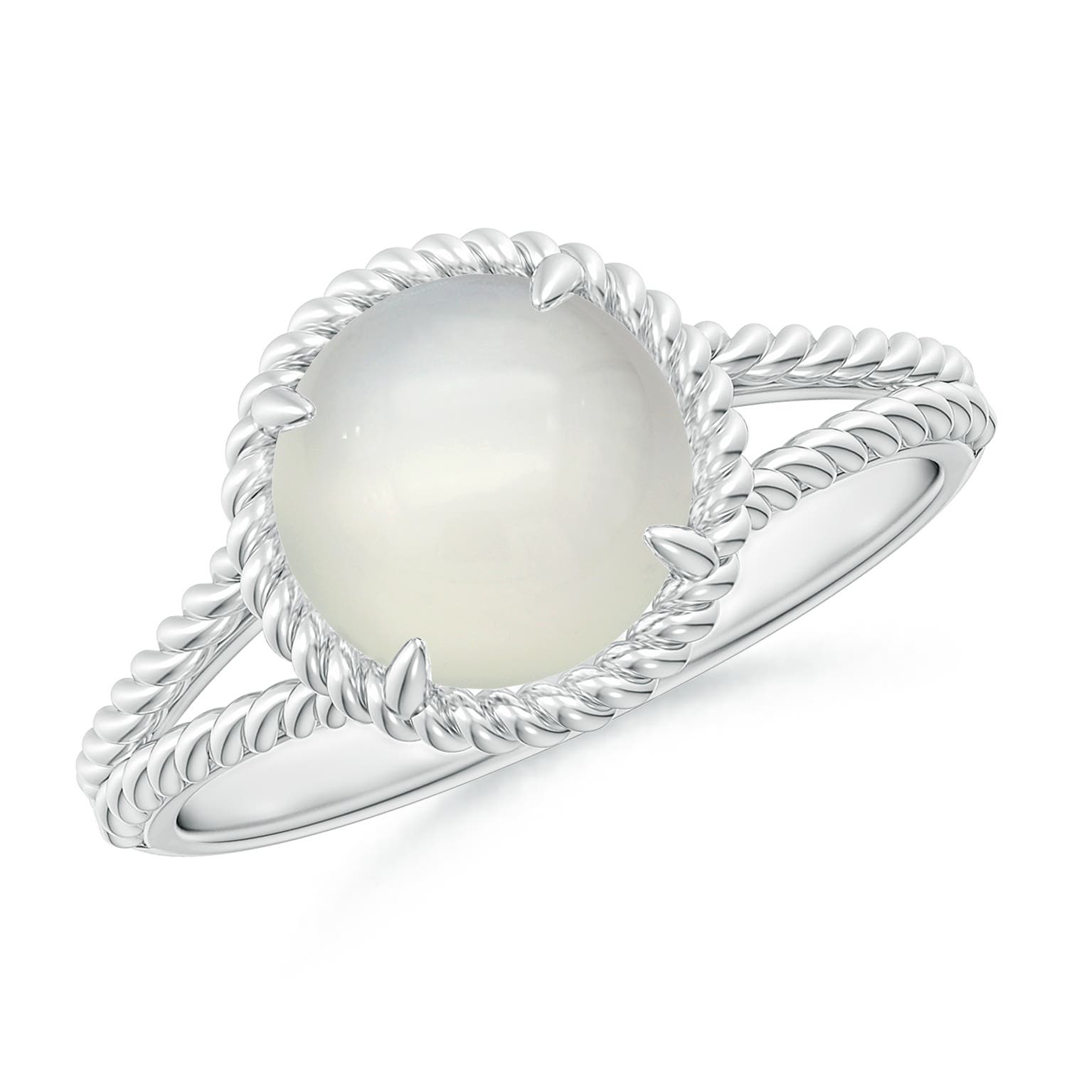 AAA - Moonstone / 1.9 CT / 14 KT White Gold