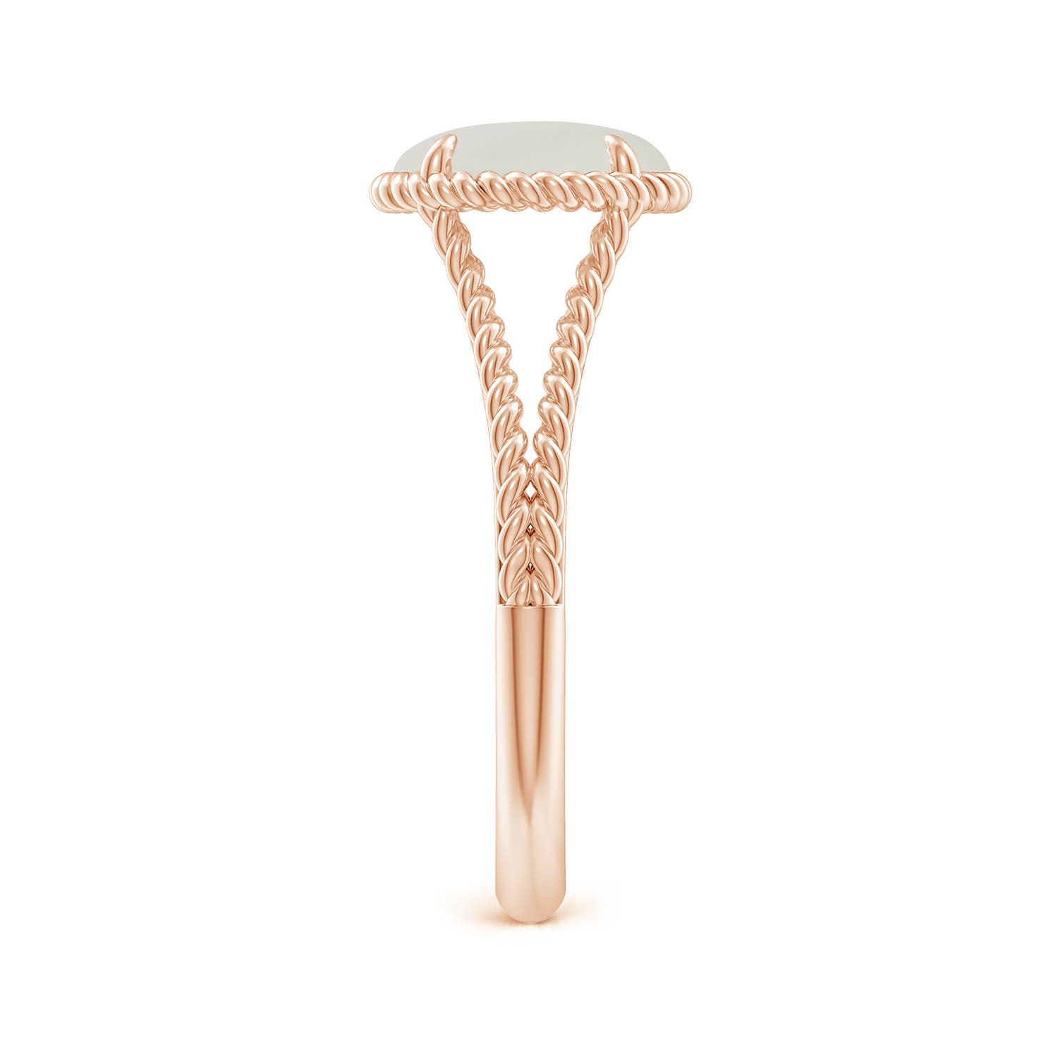 AAAA - Moonstone / 1.9 CT / 14 KT Rose Gold