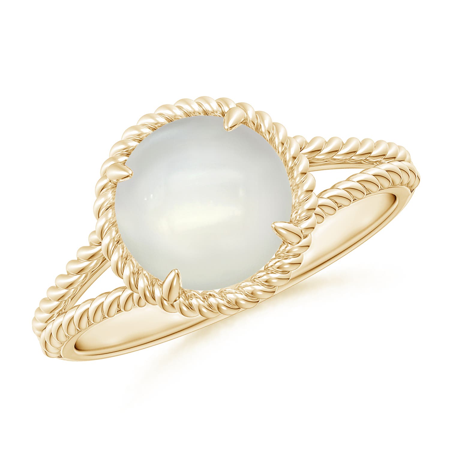 AAAA - Moonstone / 1.9 CT / 14 KT Yellow Gold