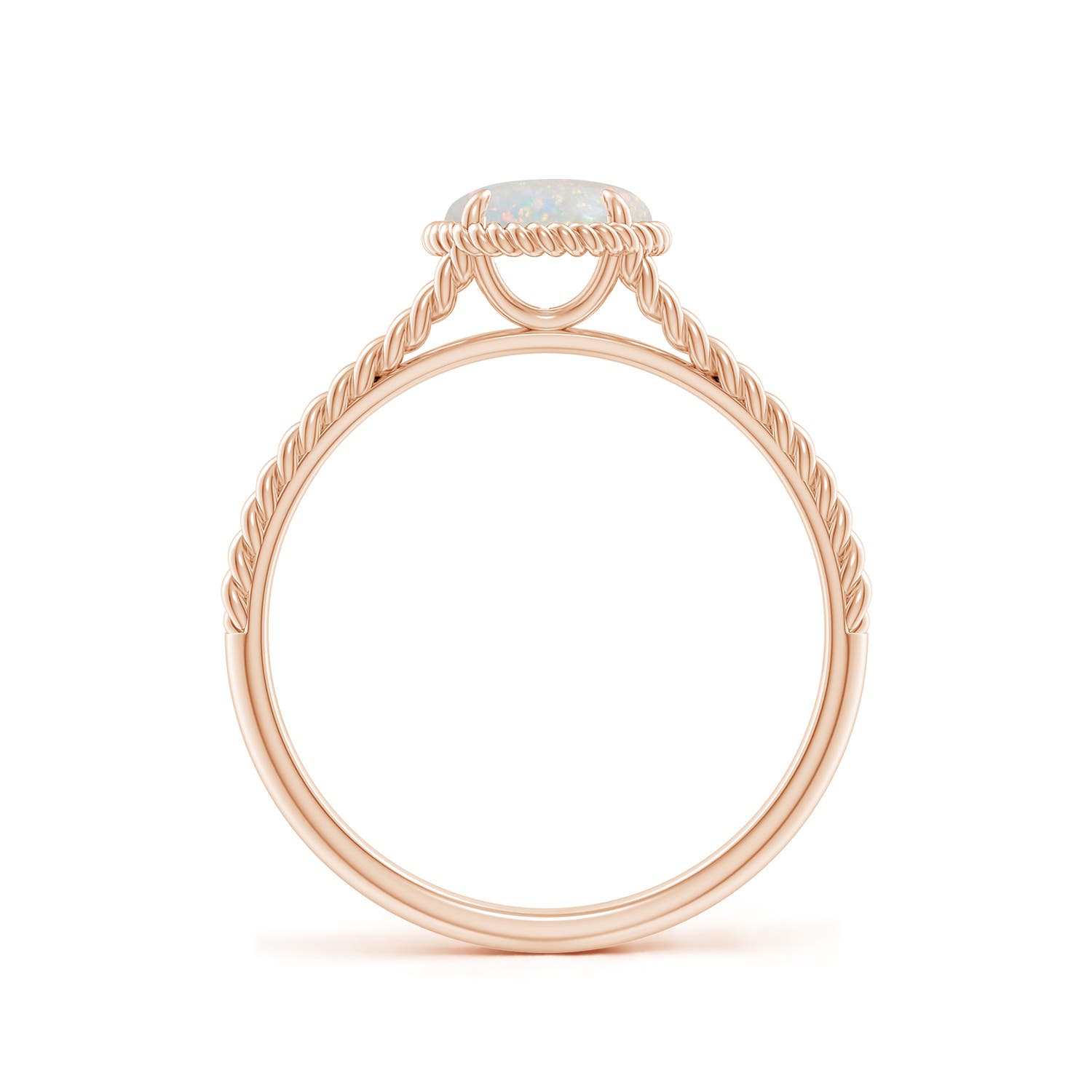 AA - Opal / 0.5 CT / 14 KT Rose Gold