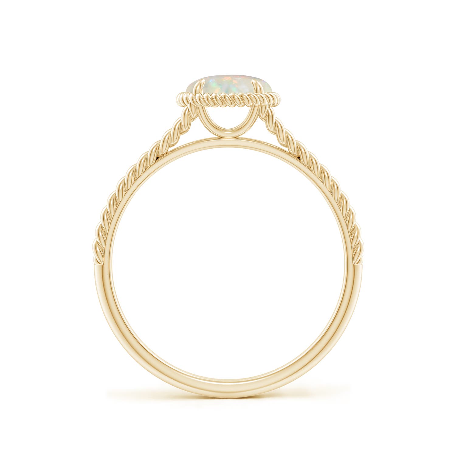 AAA - Opal / 0.5 CT / 14 KT Yellow Gold